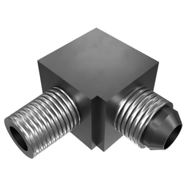 Adaptor coturi 90° filetare NPTF Caterpillar 032-1268