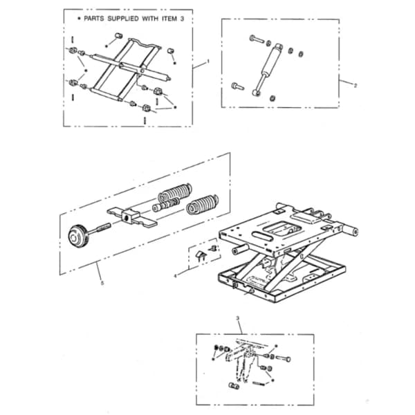 Ansamblu suspensie scaun Caterpillar 130-0340
