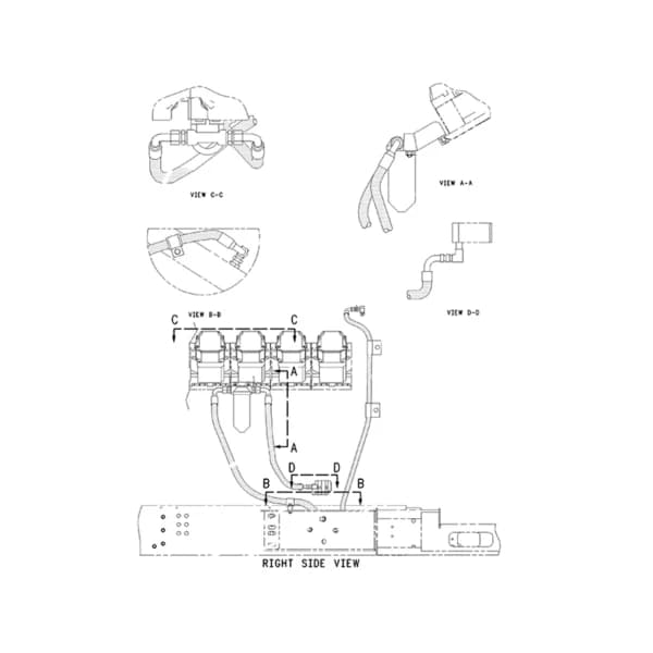 Kit garnituri filtru combustibil primar Caterpillar 152-8844