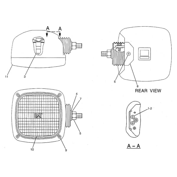 Lampa de lucru LED Caterpillar 153-2522
