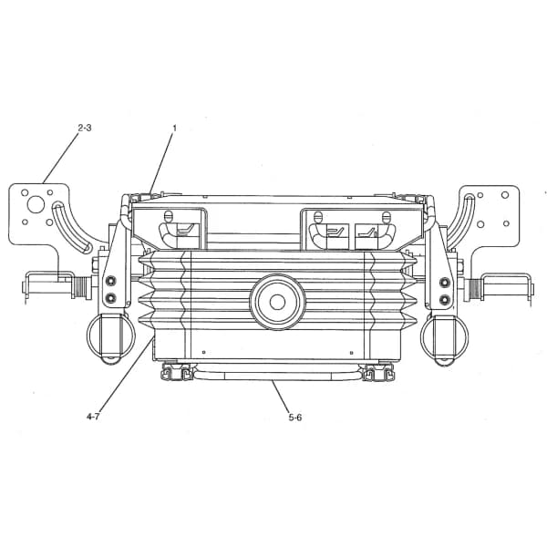 Ansamblu suspensie scaun Caterpillar 164-0503
