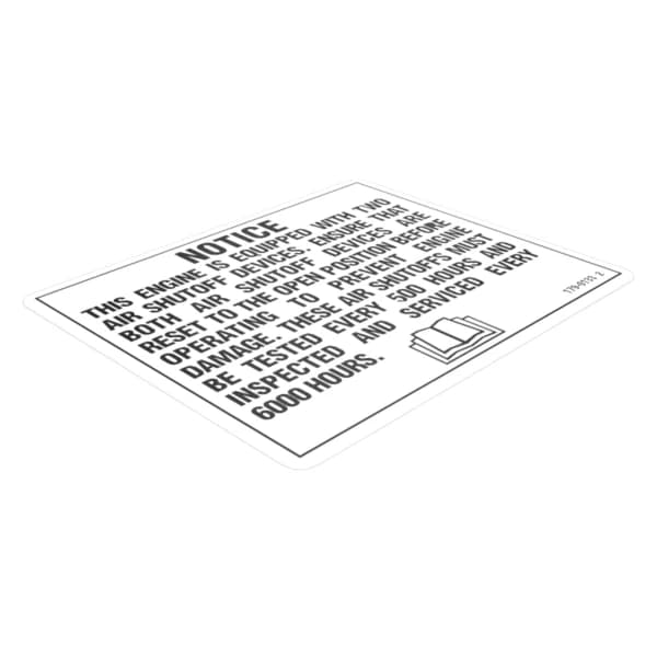 Film informativ reflectant Caterpillar 179-0133