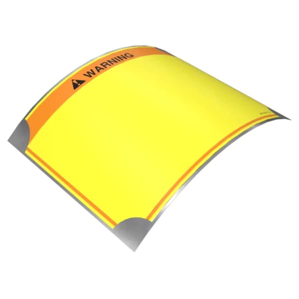 Placa avertizare Caterpillar 1P-7077