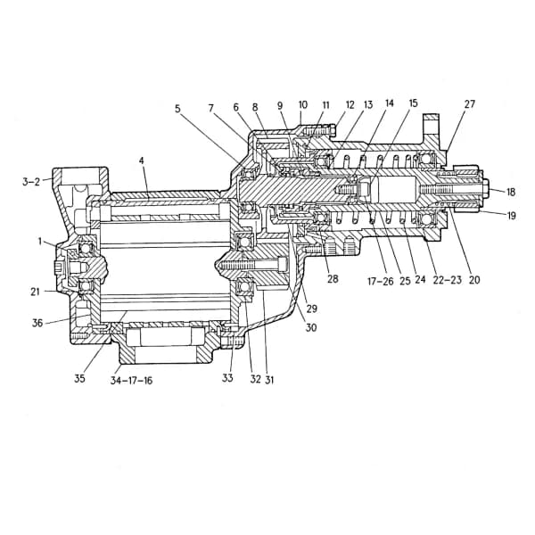 Electromotor pornire aer comprimat Caterpillar 20R-6875