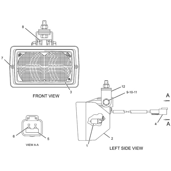 Grup lampa iluminare Caterpillar 223-9664