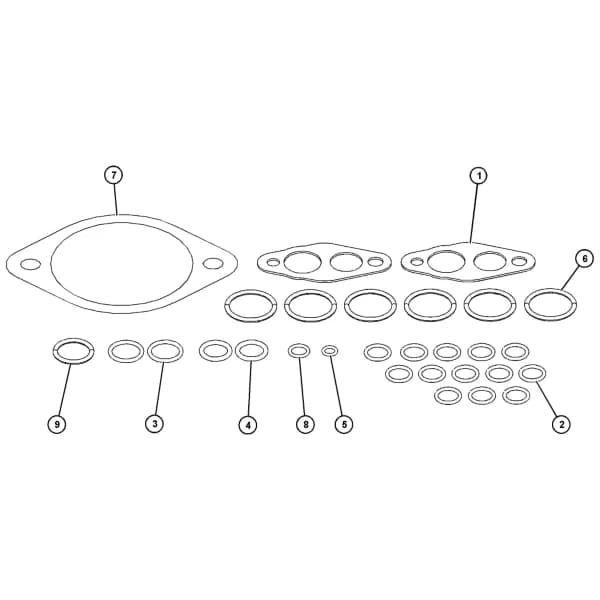 Kit garnituri sistem combustibil Caterpillar 224-5824