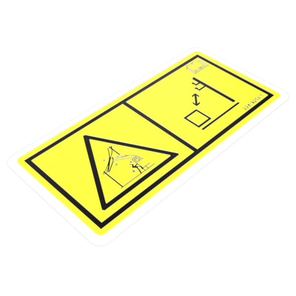 Autocolant avertizare pericol electrocutare Caterpillar 228-9254