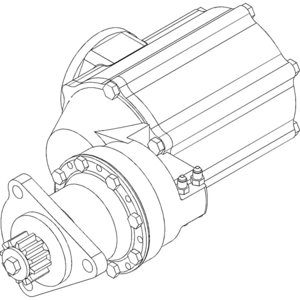 Motor rotire Caterpillar 249-3763