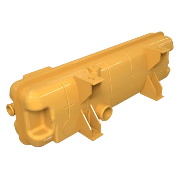 Rezervor radiator dreapta Caterpillar 250-4455