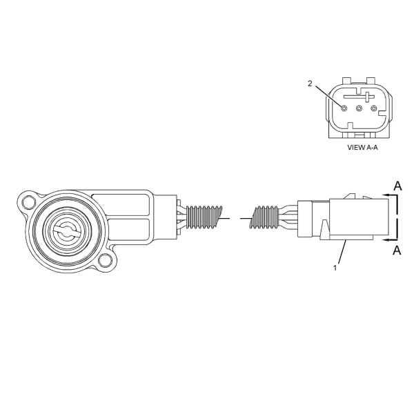 Senzor pozitie rotativ Hall Effect Caterpillar 269-1981