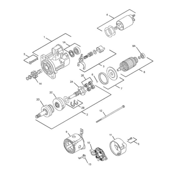 Electromotor demaror Caterpillar 270-6296