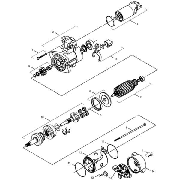 Electromotor demaror Caterpillar 272-4774