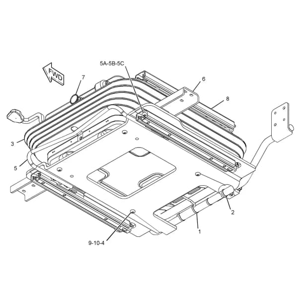 Suspensie aer scaun Caterpillar 273-5427