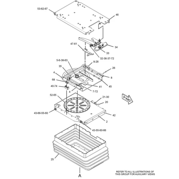 Ansamblu suspensie scaun Caterpillar 273-6372