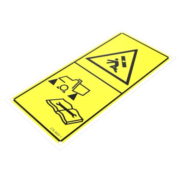 Placa avertizare Caterpillar 279-4625