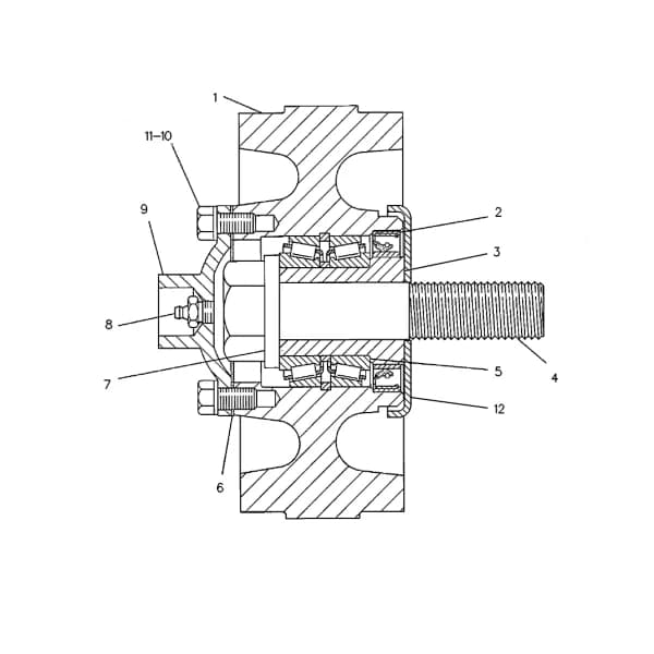 Grup rola intinzatoare lant elevator Caterpillar 2T-3964