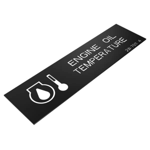 Film placa identificare Caterpillar 2W-7811
