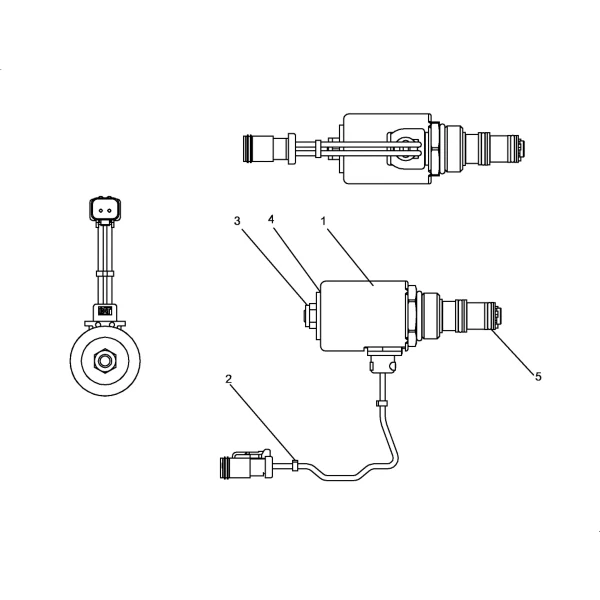 Distribuitor solenoid Caterpillar 302-3811