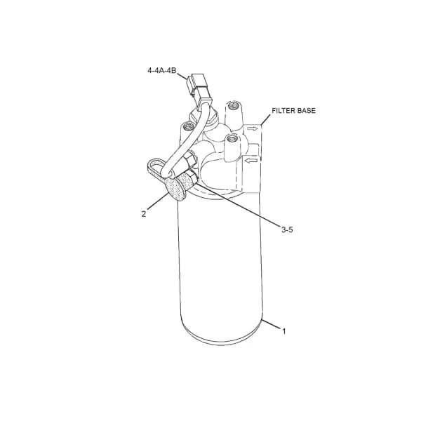 Filtru hidraulic transmisie Caterpillar 302-7298