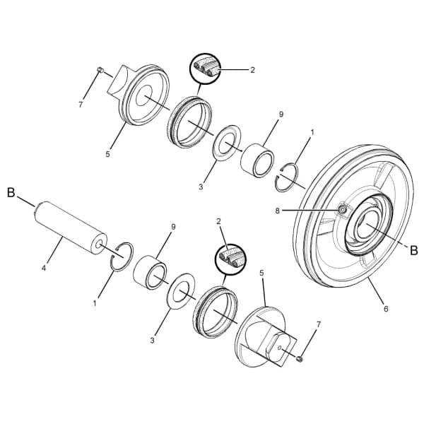 Rola ansamblu Caterpillar 308-5683