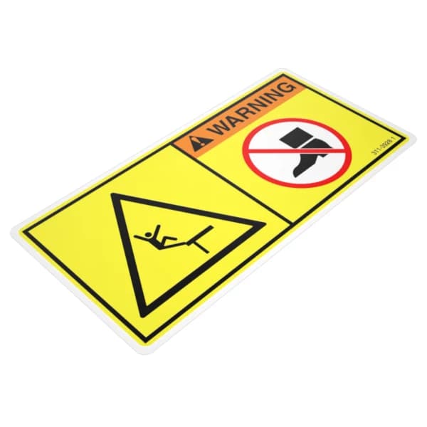 311-3928: No Step Fall Warning Film