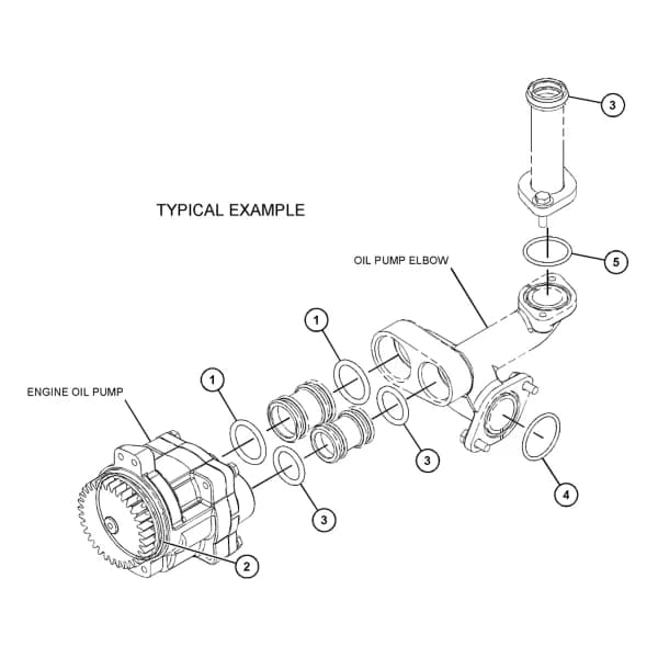 Kit pompa ulei externa Caterpillar 315-6671