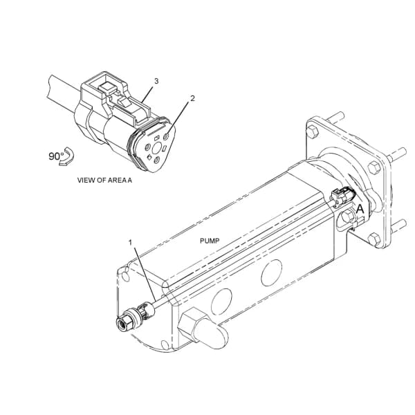 Senzor presiune 3 pini Caterpillar 327-6353