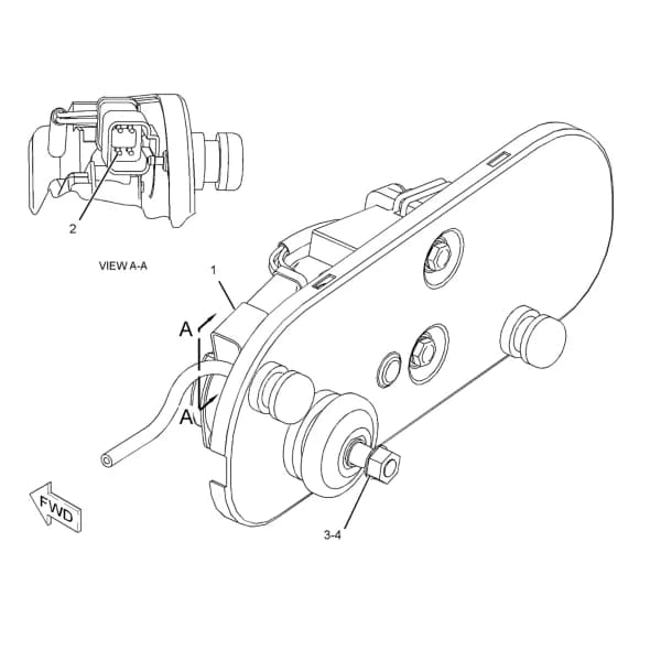 Ansamblu motor stergator Caterpillar 330-5047