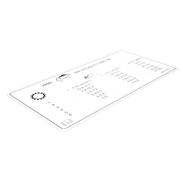 Autocolant decal Caterpillar 348-0168