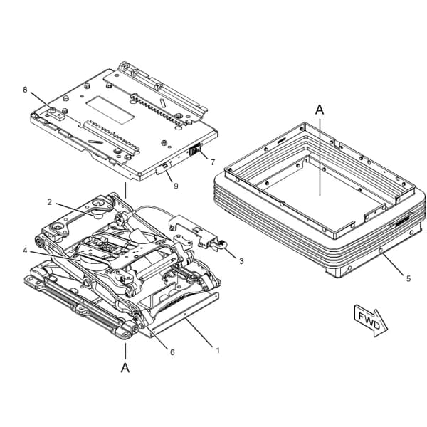 Ansamblu suspensie scaun Caterpillar 362-1774