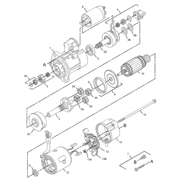 Electromotor pornire Caterpillar 377-6967