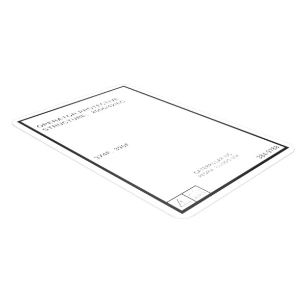 Film informativ structura protectie rasturnare Caterpillar 384-9788