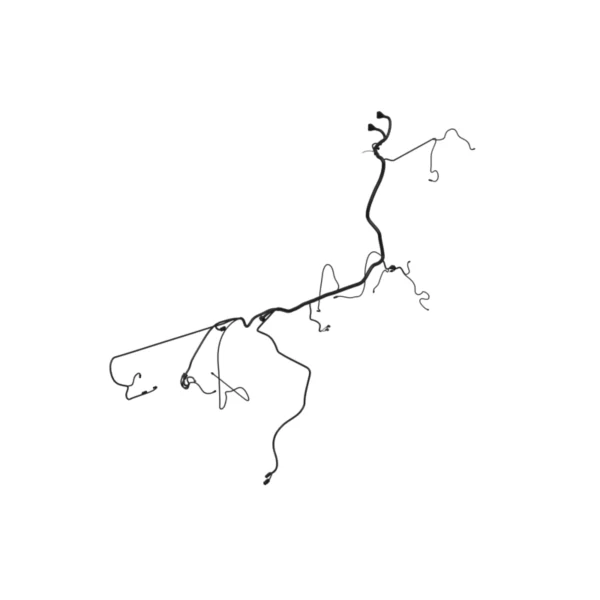 Set cablaj cabin la sasiu posterior Caterpillar 438-7278