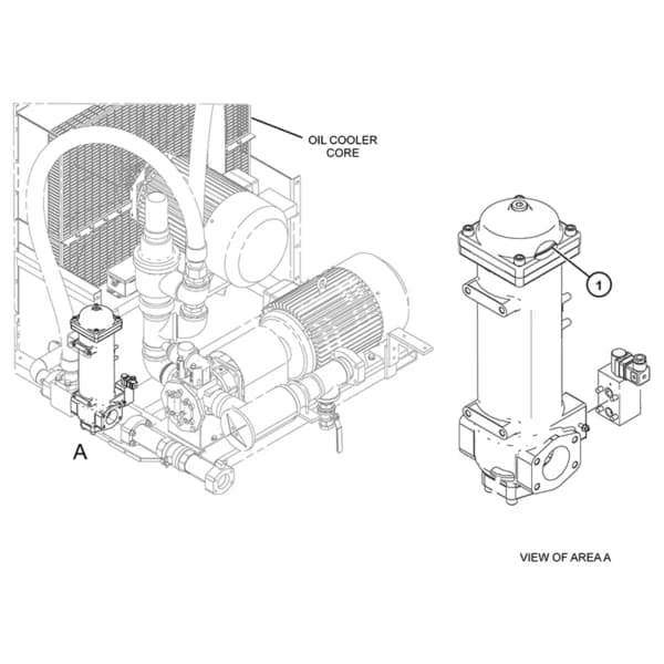 Filtru ulei motor Caterpillar 470-6370