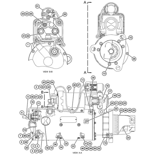 Electromotor demaror 24V Caterpillar 478-9867