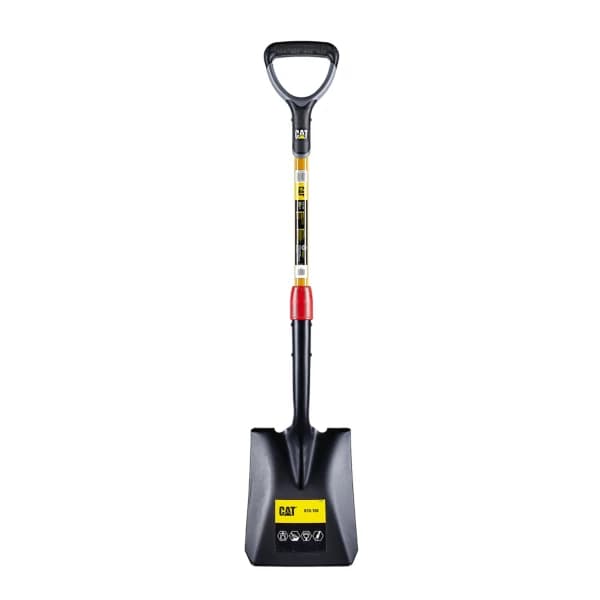 Lopata cu coada D si varf patrat Caterpillar 555-7119