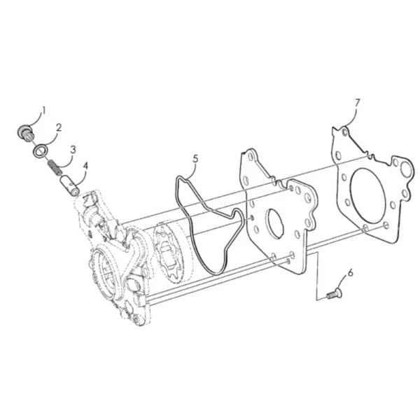 Ansamblu pompa ulei Caterpillar 562-0450