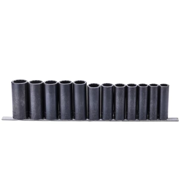 575-2432: 1/2" Drive 12 Pieces Impact Socket Set