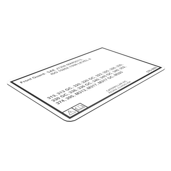 Film protectie fata Caterpillar 576-3905