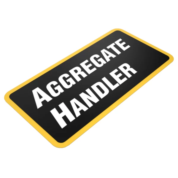 Eticheta decal Aggregate Handler Caterpillar 583-2474