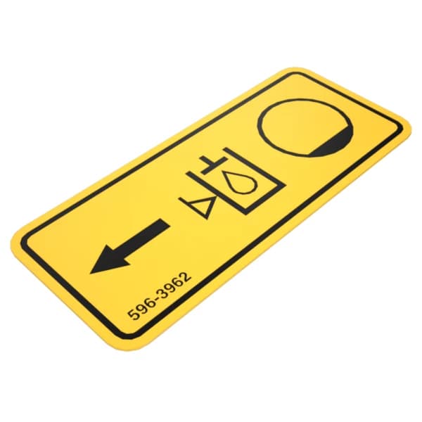 Film indicator nivel ulei hidraulic Caterpillar 596-3962