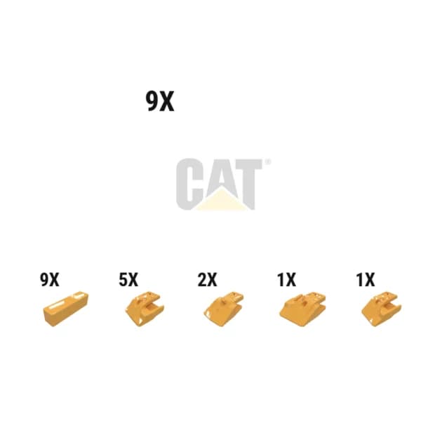 Kit protectie dinti cupa Caterpillar 597-5607