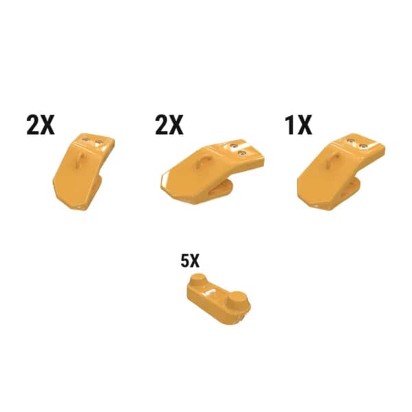 Kit carcasa CapSure 63 mm Caterpillar 597-5898 (set 5 bucati)