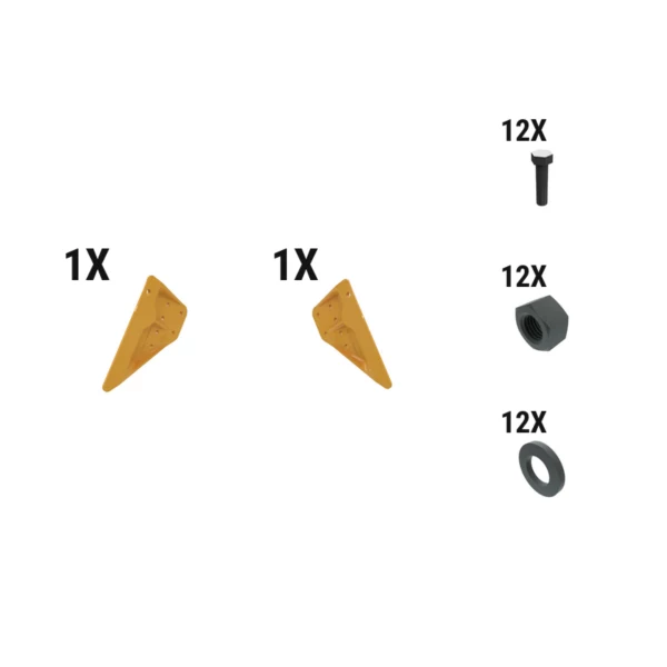 Kit cutit lateral montaj bolt-on 742 mm Caterpillar 597-6752