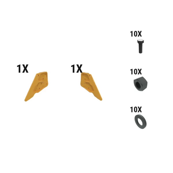 Kit lame laterale cupa 125 mm Caterpillar 597-6781