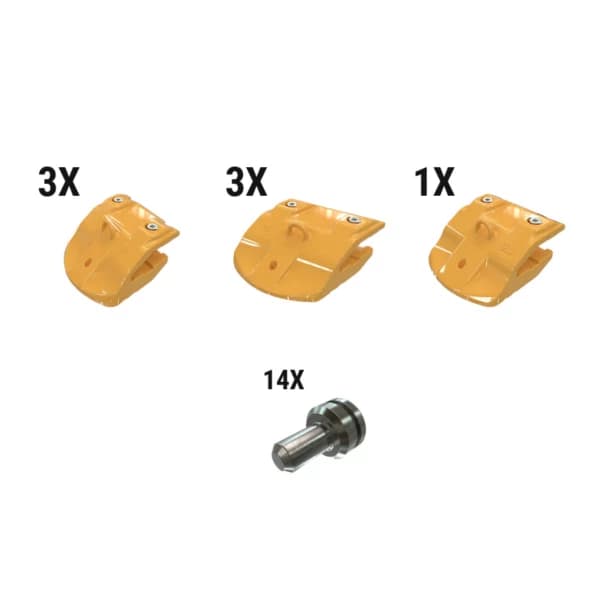 Kit protectie CapSure 75 mm Caterpillar 597-6952 (set 7 bucati)