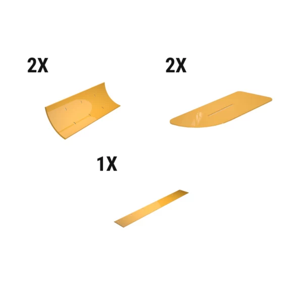 Kit placi de uzura pentru cupa excavator Caterpillar 597-7366
