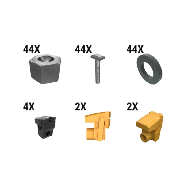 Kit dinti carbura scarificator Caterpillar 627-9580