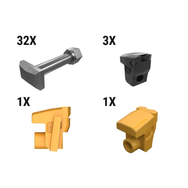 Kit dinti carbura scarificator Caterpillar 627-9589