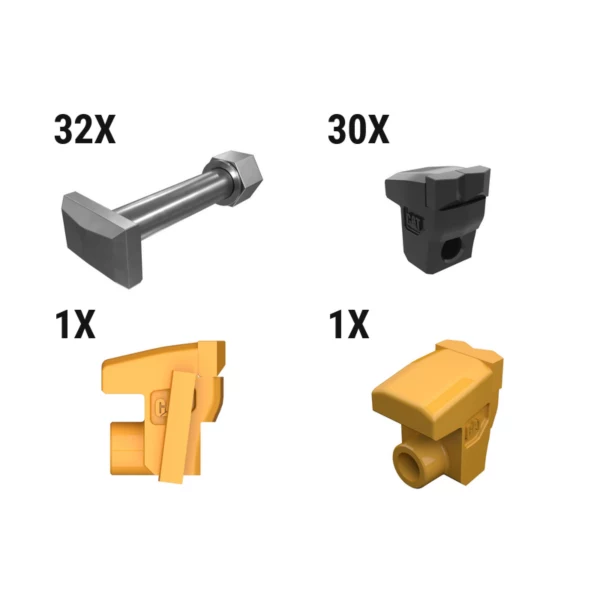 Kit dinti scarificator rezistent la piatra Caterpillar 627-9591